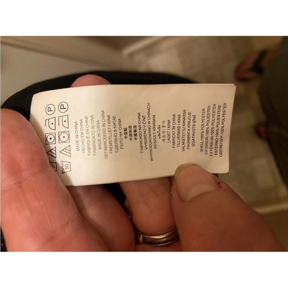 Michael Kors Peasant Top Black w/ Silver Sparkles Dress Sz Med NWT!! - Picture 4 of 12